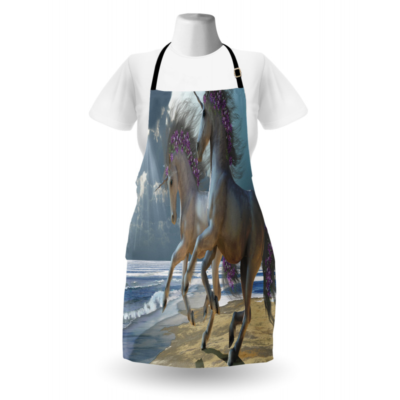 Flower Adorned Mane Horse Apron