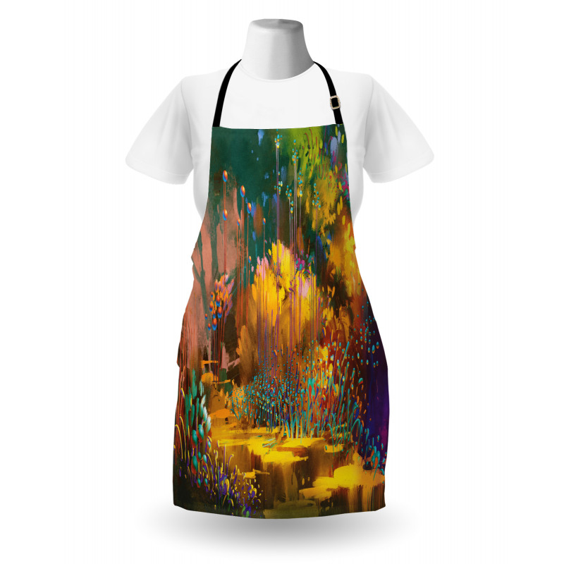 Hypnotic Jungle Plants Apron