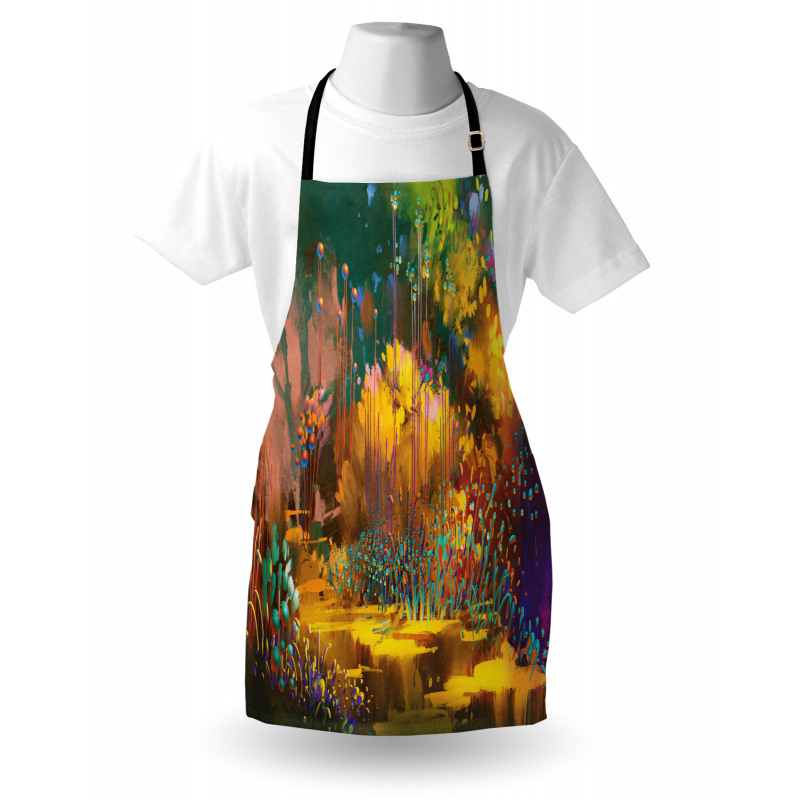 Hypnotic Jungle Plants Apron