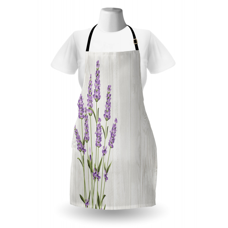 Herbal Bouquet on Wood Apron