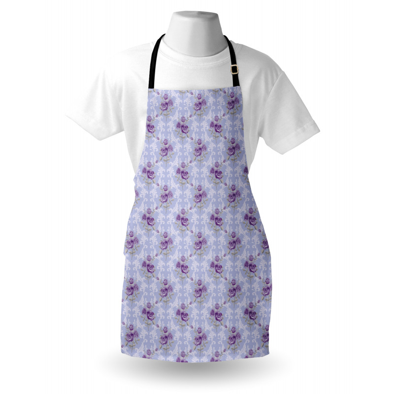 Antique Waves Roses Apron