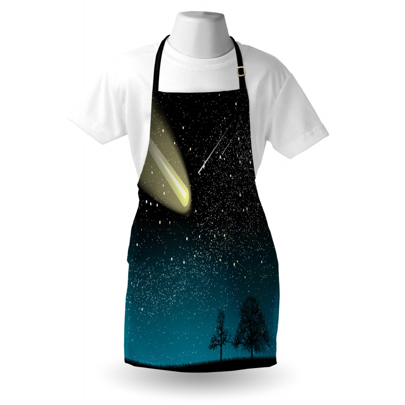 Shooting Stars at Night Apron