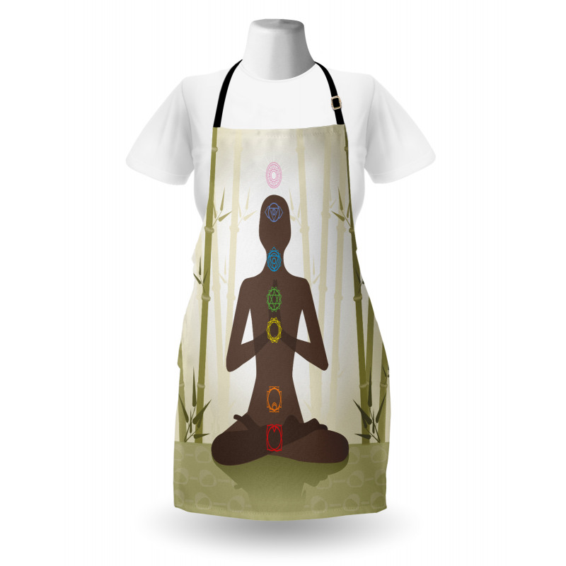 Yoga in Bamboo Stems Apron