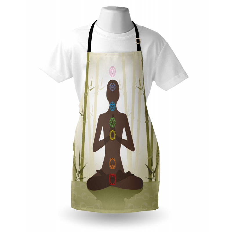 Yoga in Bamboo Stems Apron