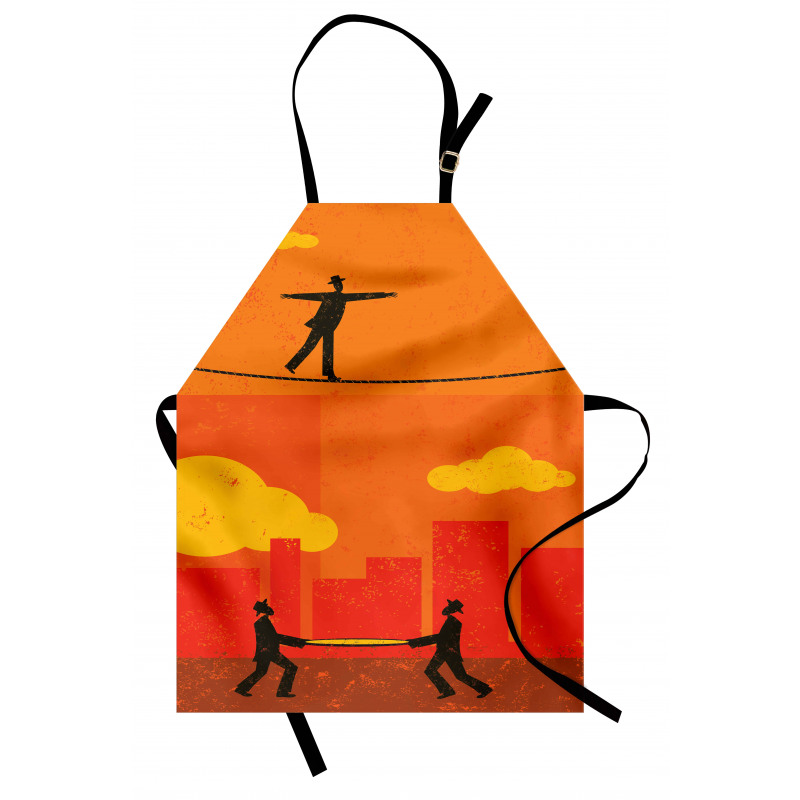 Men Walk Tightrope Net Apron