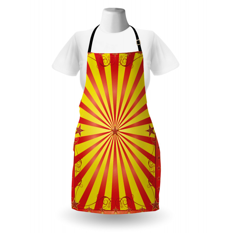 Retro Flyer Background Apron