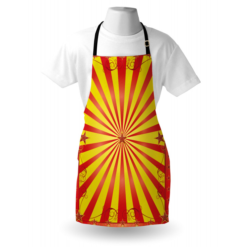 Retro Flyer Background Apron