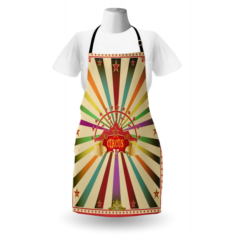 Invitation Vintage Tent Apron