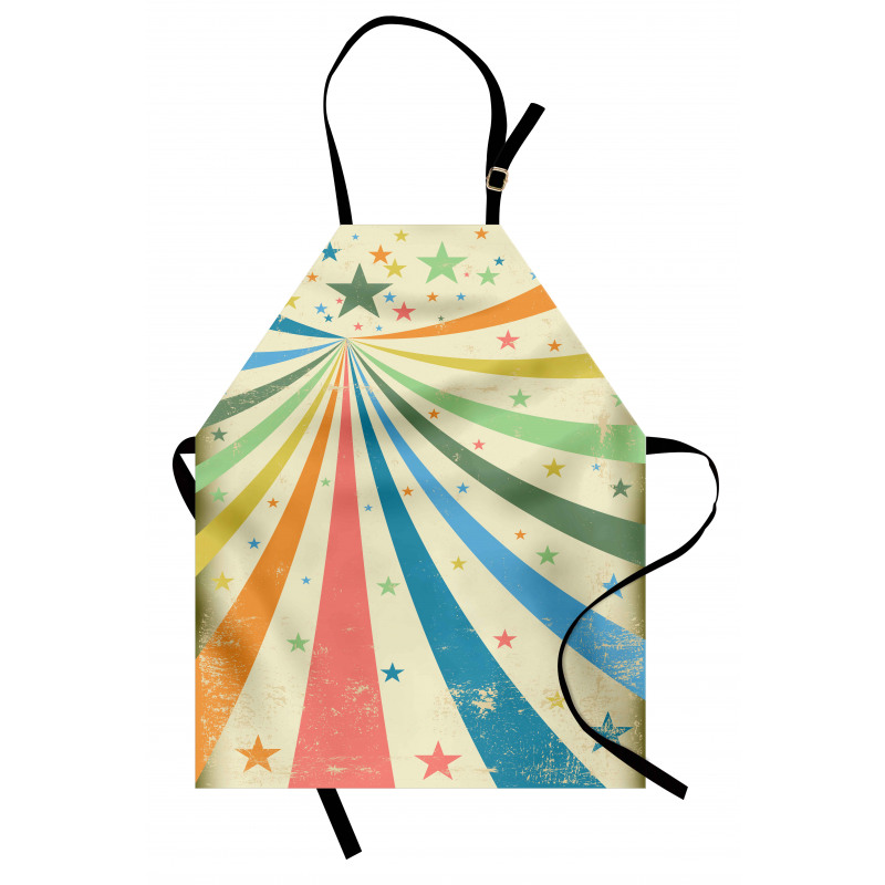 Rainbow Background Art Apron