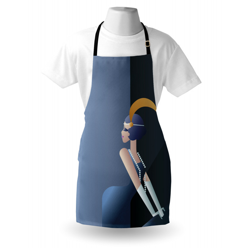 20s Style Flapper Lady Apron