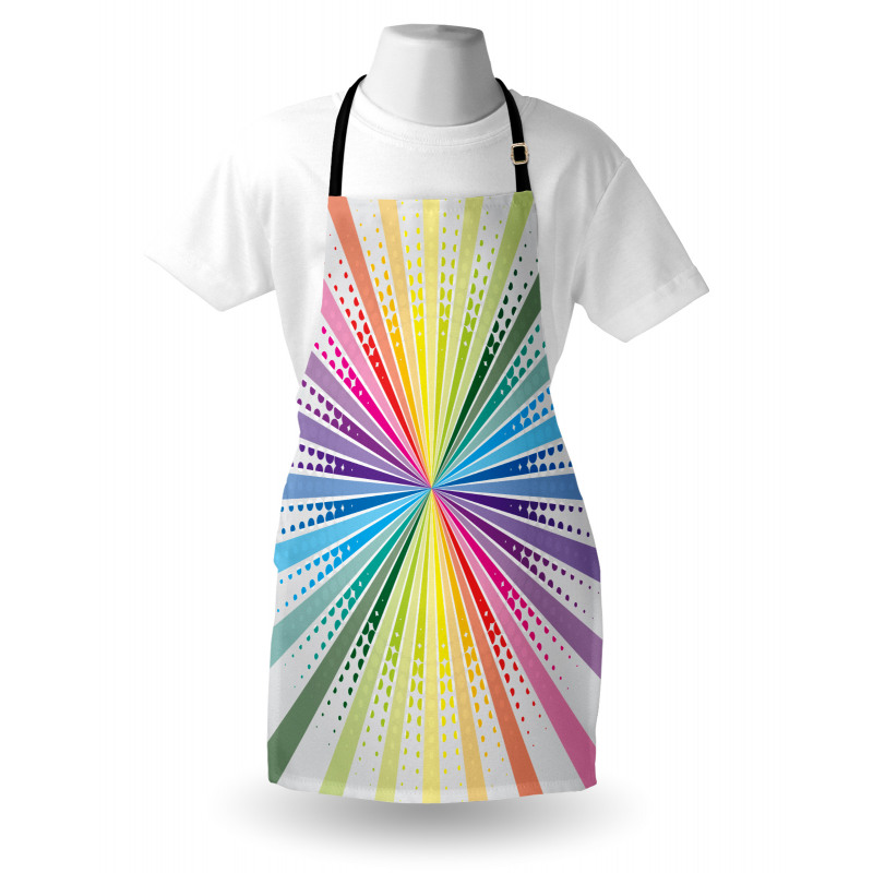 Retro Burst Apron