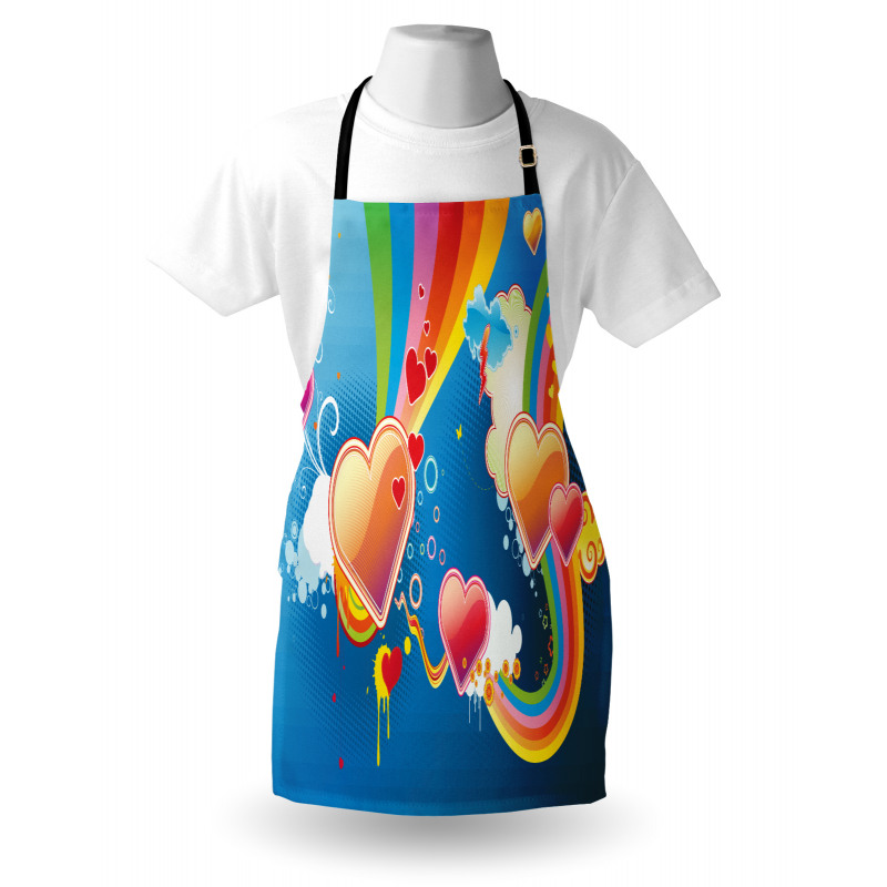 Funky Hearts Apron