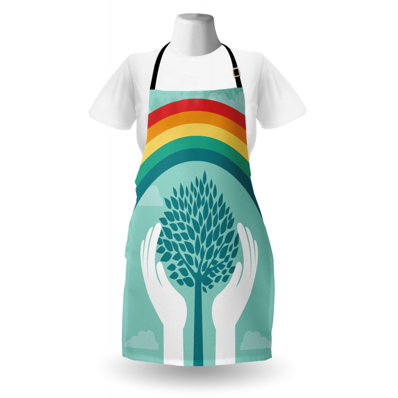 Tree and Hands Apron