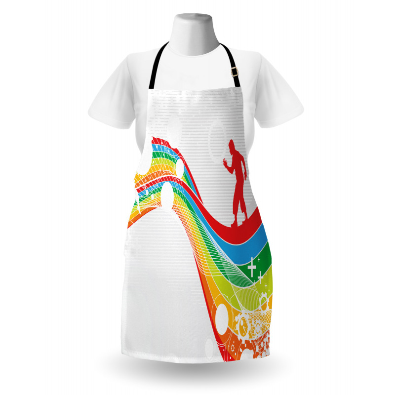 Men on a Wave Apron