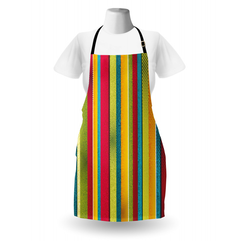 Ragged Stripes Apron