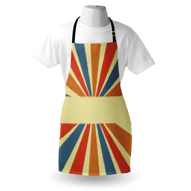 Grungy Sunburst Apron