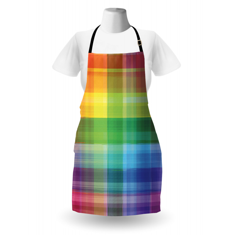 Retro Plaid Apron