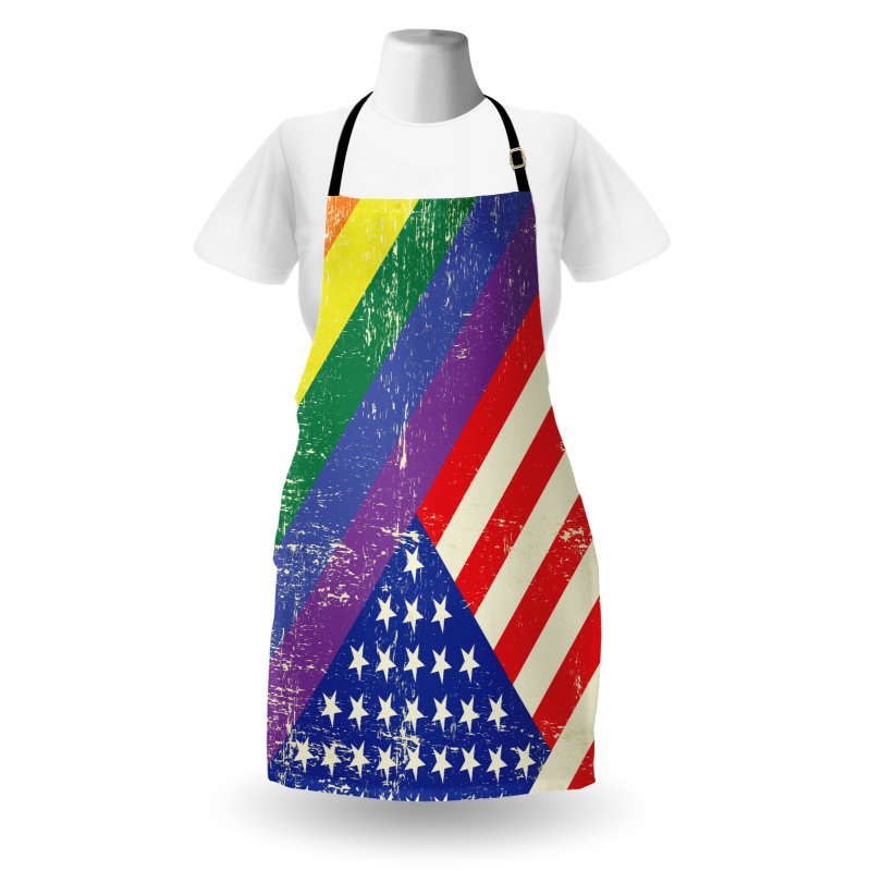 Old Glory LGBT Apron