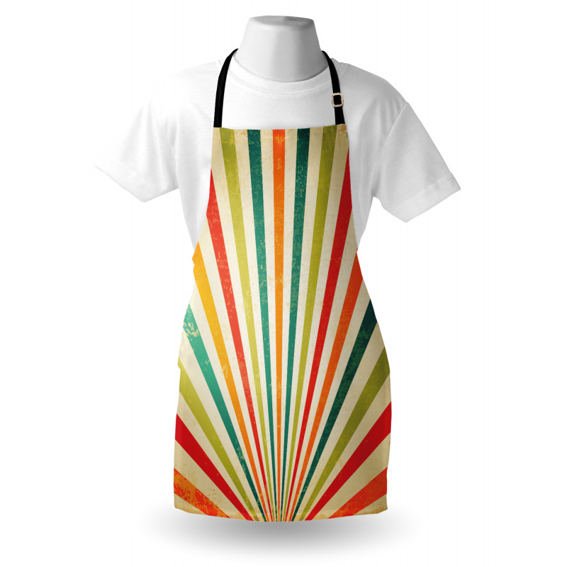 Retro Sun Rays Apron