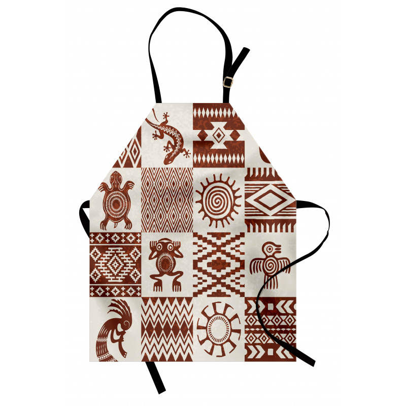 Grunge Native Tile Apron