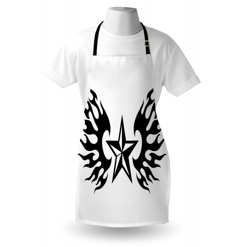 Flame Wings Design Apron