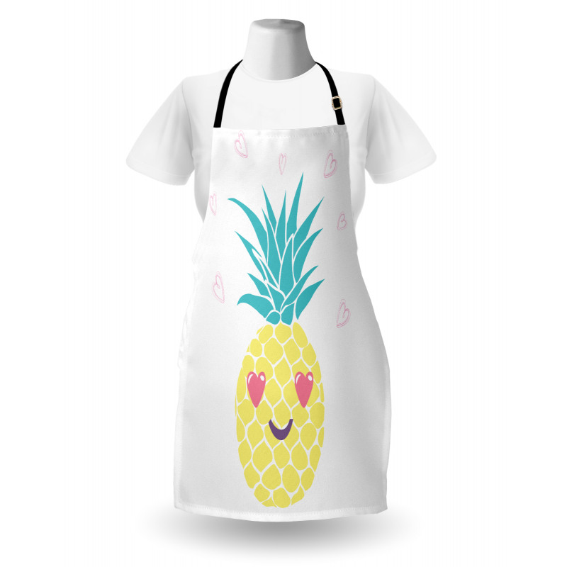 Heart Eyes Pineapple Apron