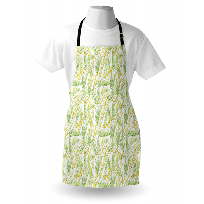 Watercolor Mimosa Apron