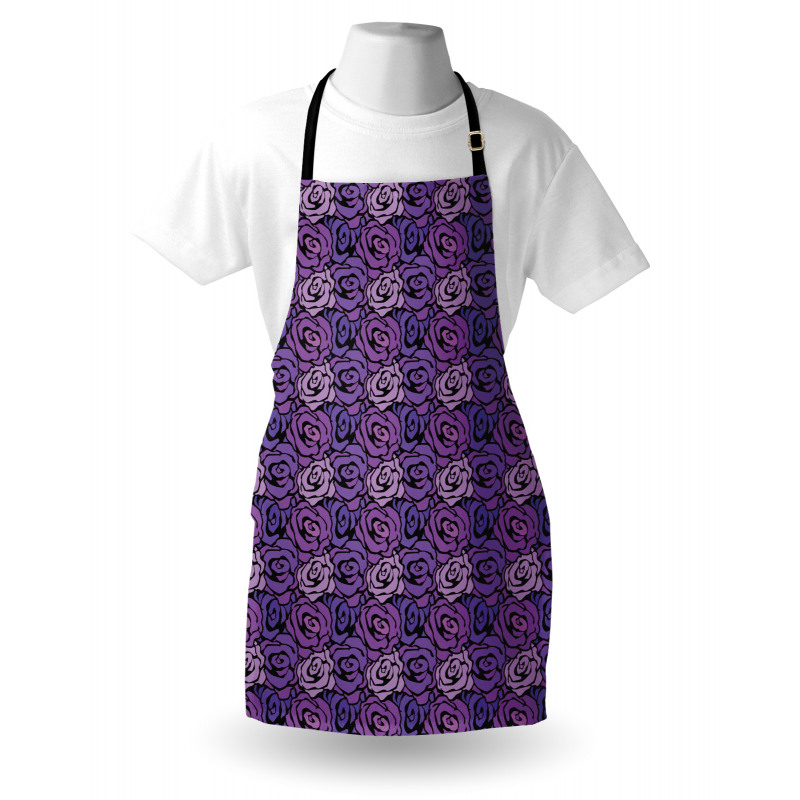 Romantic Bouquet Pattern Apron