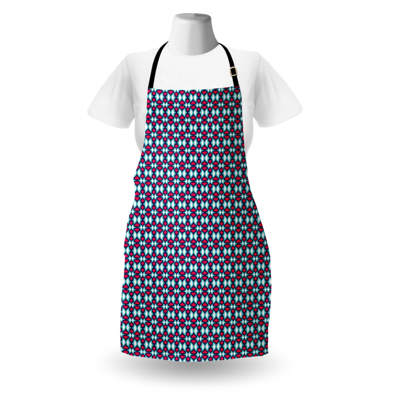 Retro Curves Boho Apron