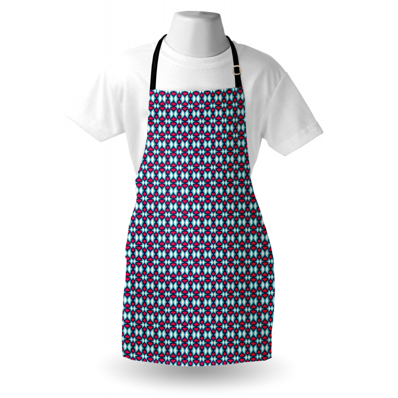 Retro Curves Boho Apron