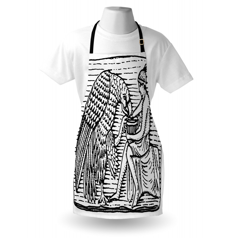 Greek Man and Eagle Apron