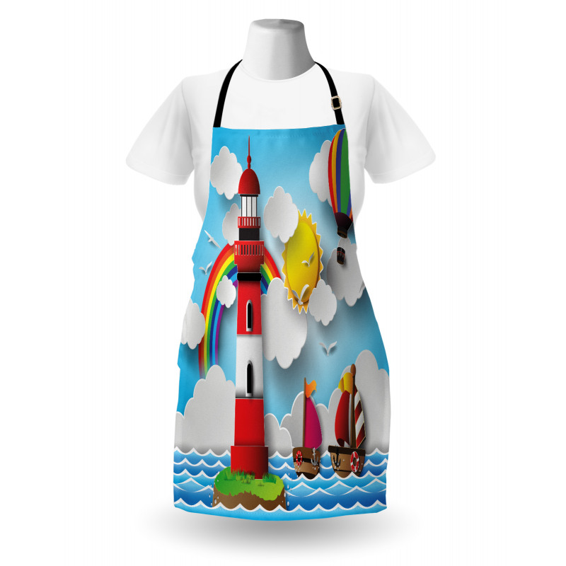 Kids Coast Cartoon Apron