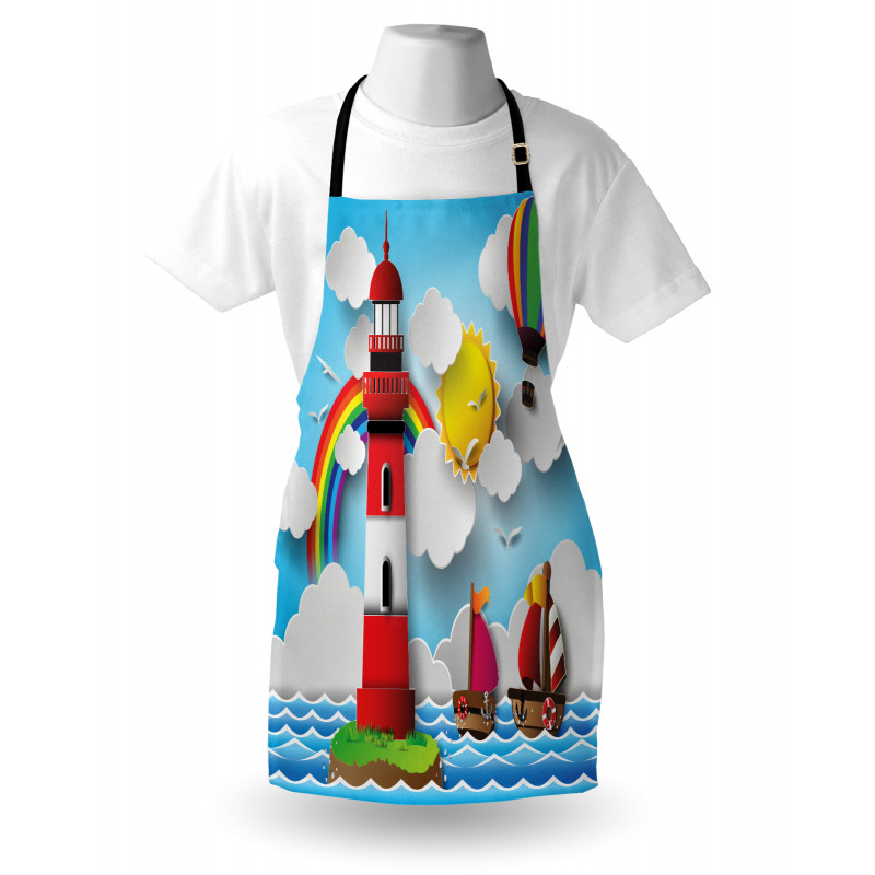 Kids Coast Cartoon Apron