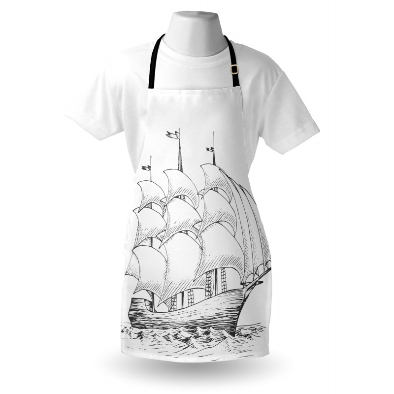 Medieval Ship Sea Apron