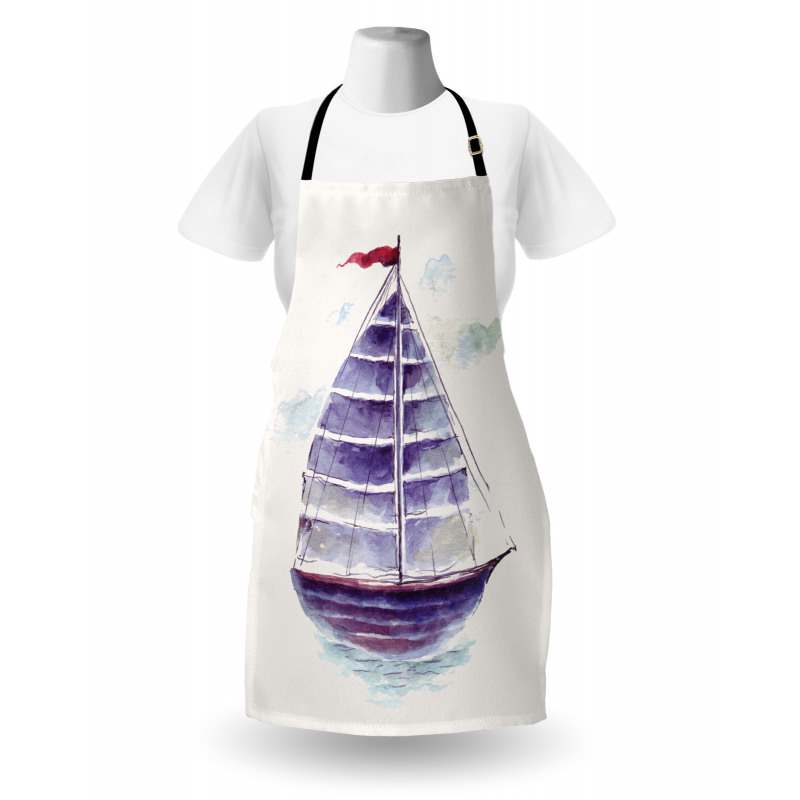 Retro Ship Antique Apron