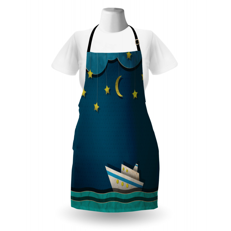 Kids Midnight Sea Apron