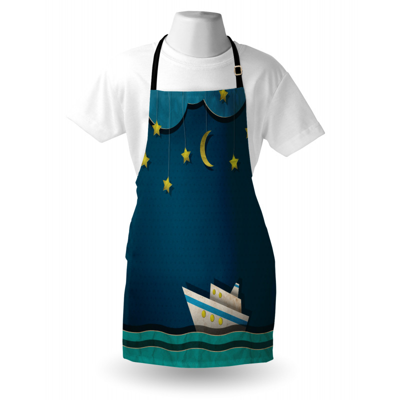 Kids Midnight Sea Apron