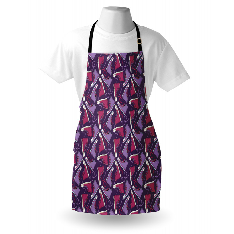 Sneakers Sketch Shoes Apron