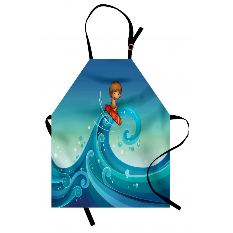 Surfing Baby Waves Apron