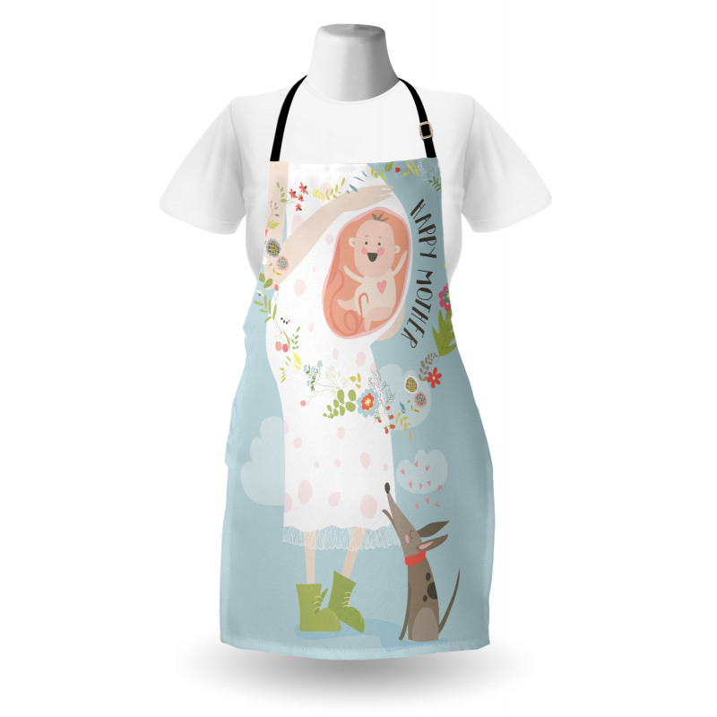 Happy Mother Words Apron