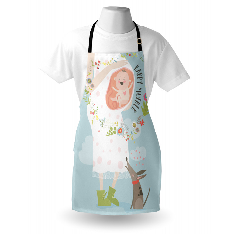 Happy Mother Words Apron