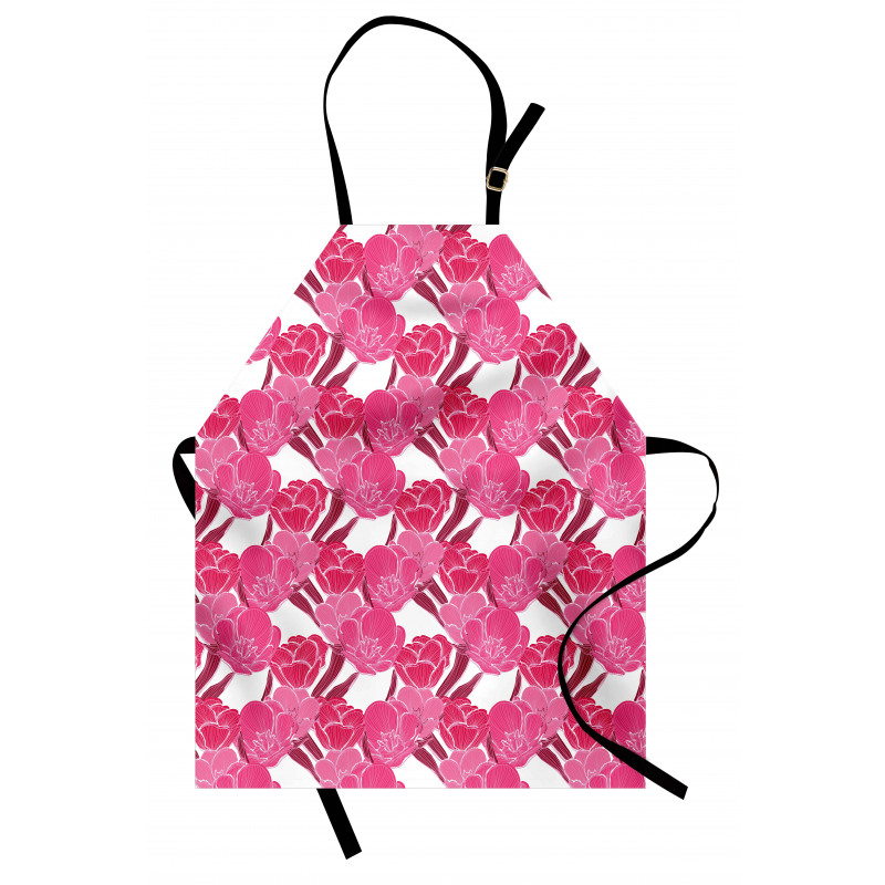 Pink Spring Blossoms Apron