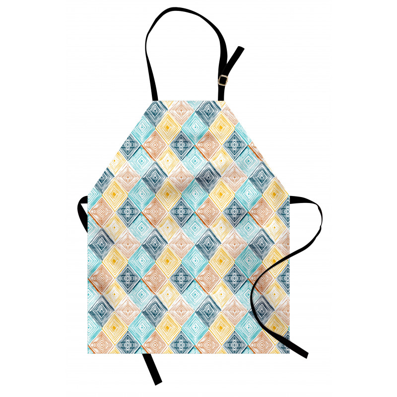 Tie Dye Effect Tile Apron