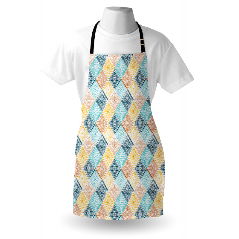 Tie Dye Effect Tile Apron