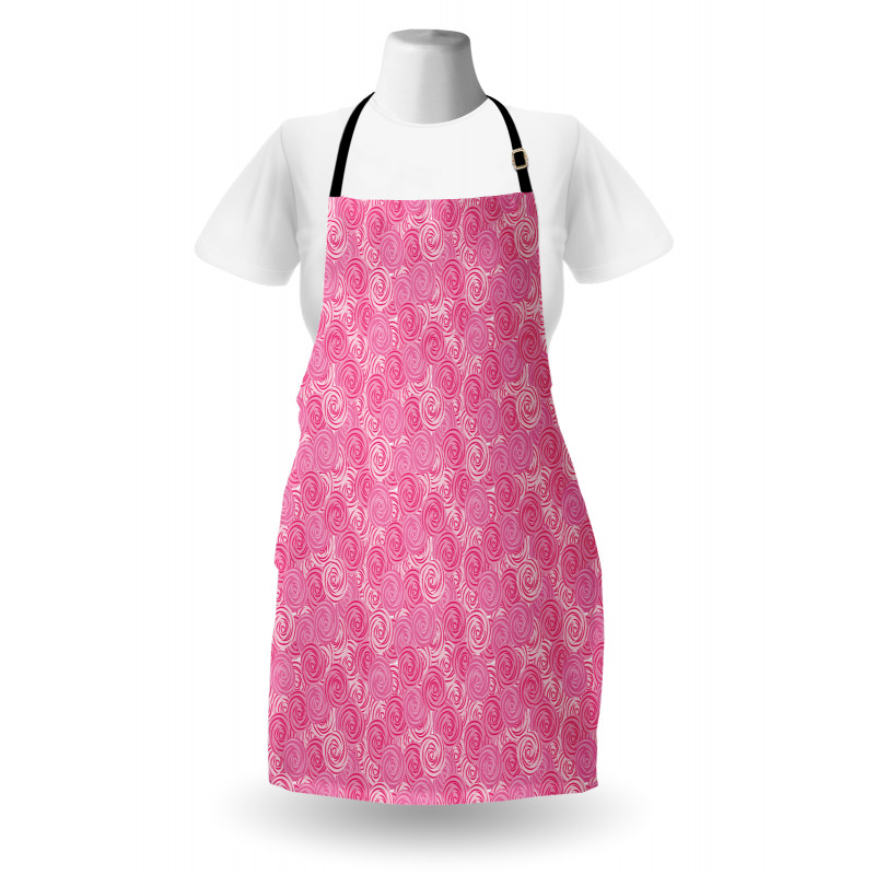 Abstract Round Flowers Apron