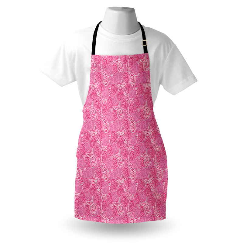 Abstract Round Flowers Apron