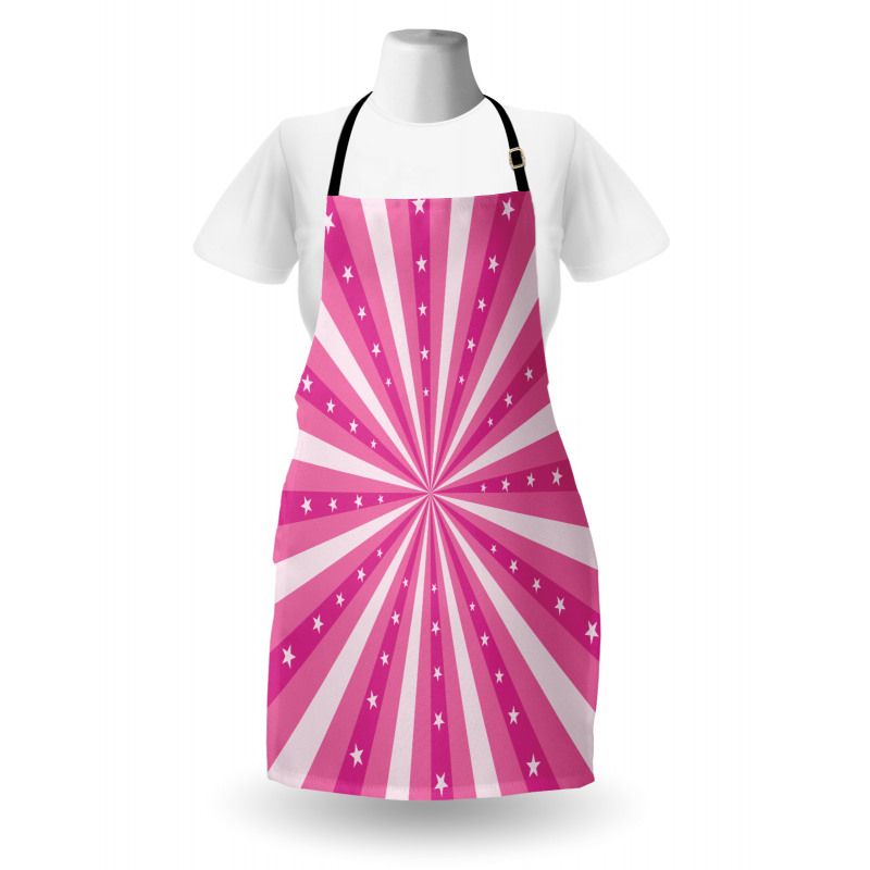 Bursting Stripes Stars Apron