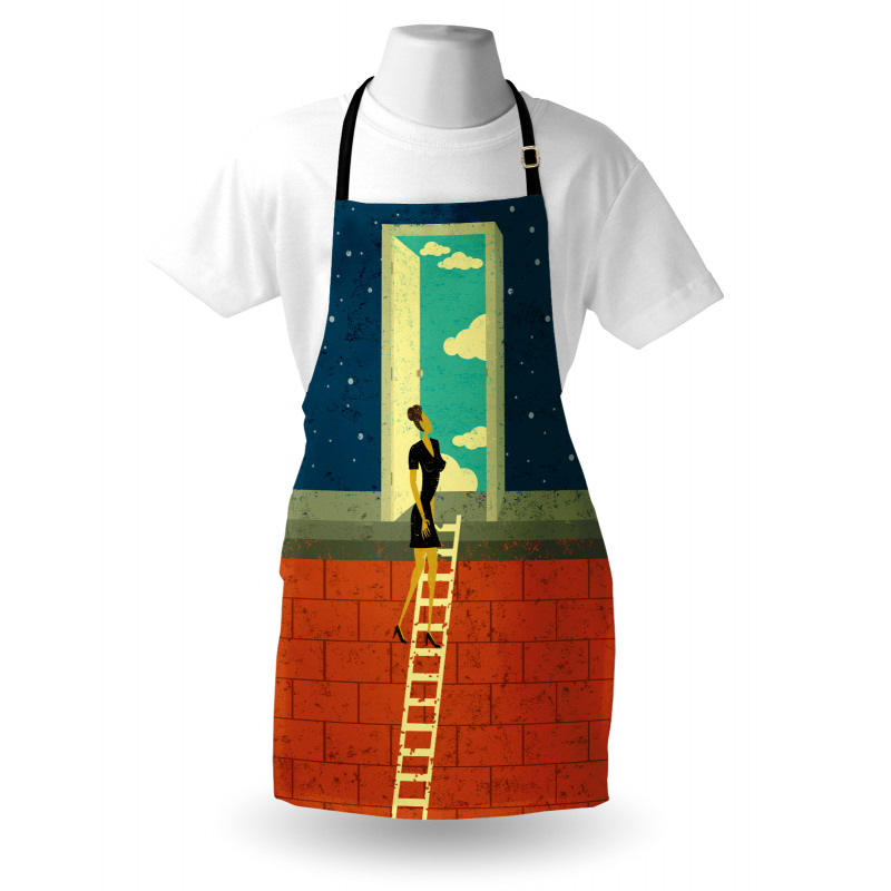 Woman on Ladder Apron