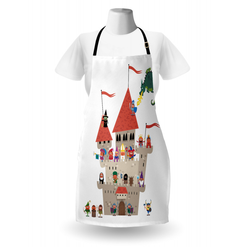 Cartoon Kingdom Dragon Apron