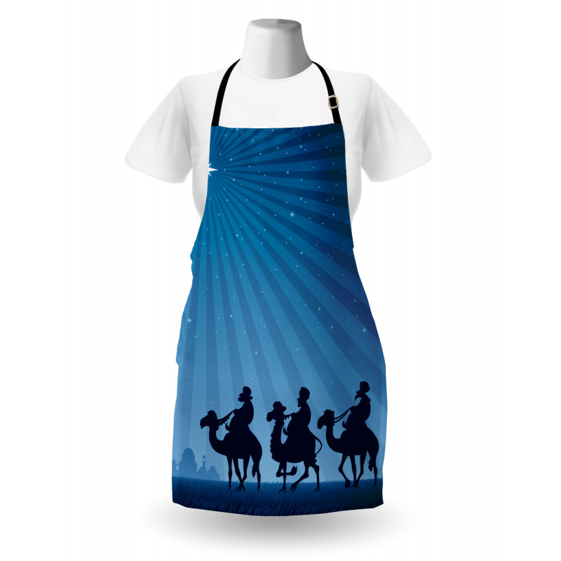 Timeless Scenery Illustration Apron